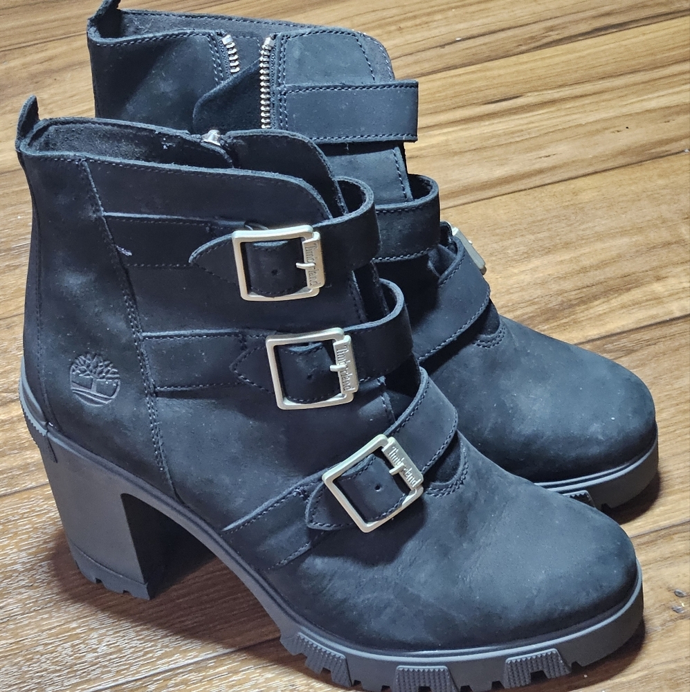 Timberland Women's Black Heeled Boots